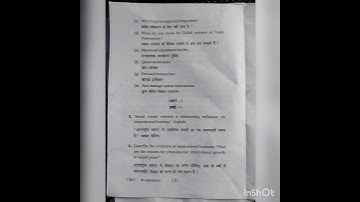 MDU MCOM 4TH SEM INTERNATIONAL BUSINESS ENVIRONMENT JULY 2022 QUESTION PAPER #mcom2ndyear