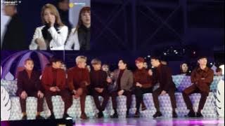 161119 - Melon Music Awards - EXO (엑소) and TWICE (트와이스) reactions to MAMAMOO (마마무)