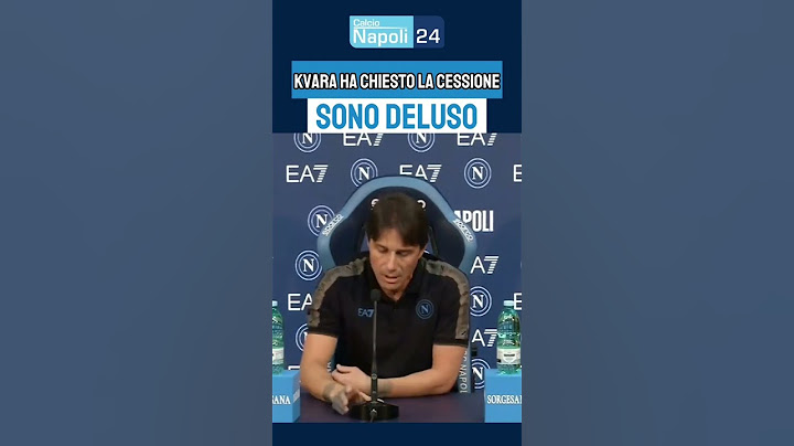 "KVARA ha chiesto la CESSIONE", l'annuncio di CONTE! ⚠️😱