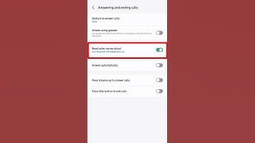 How to enable caller name announcement in Samsung phone