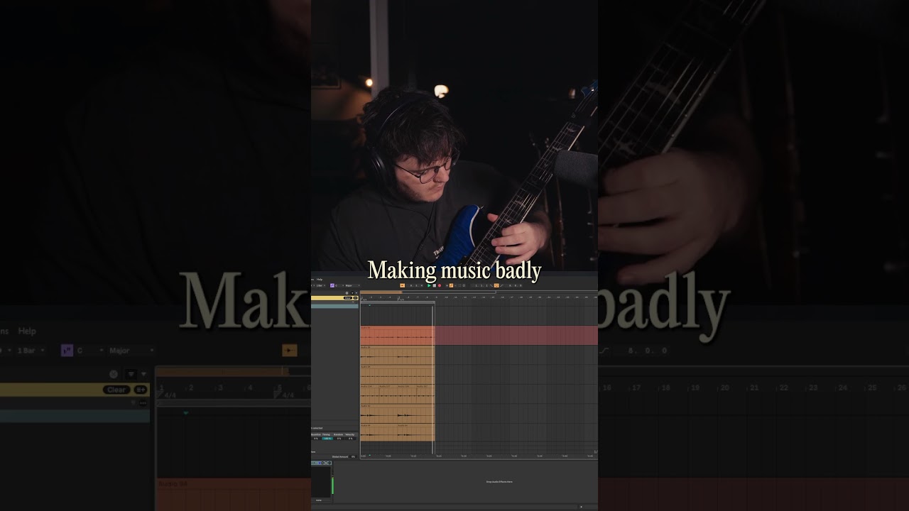 Making music from scratch, it sucks.