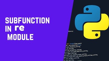 sub function in re module of python