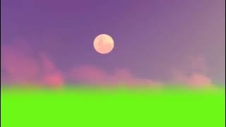Moon Green Screen | Night Moon | 4k Moon | Moon Moving