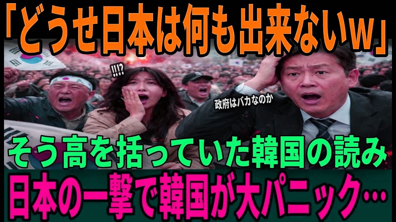 【海外の反応】「日本は黙ったままのはず」想定外だった日本の一手韓国が動揺を隠せなかった理由とは