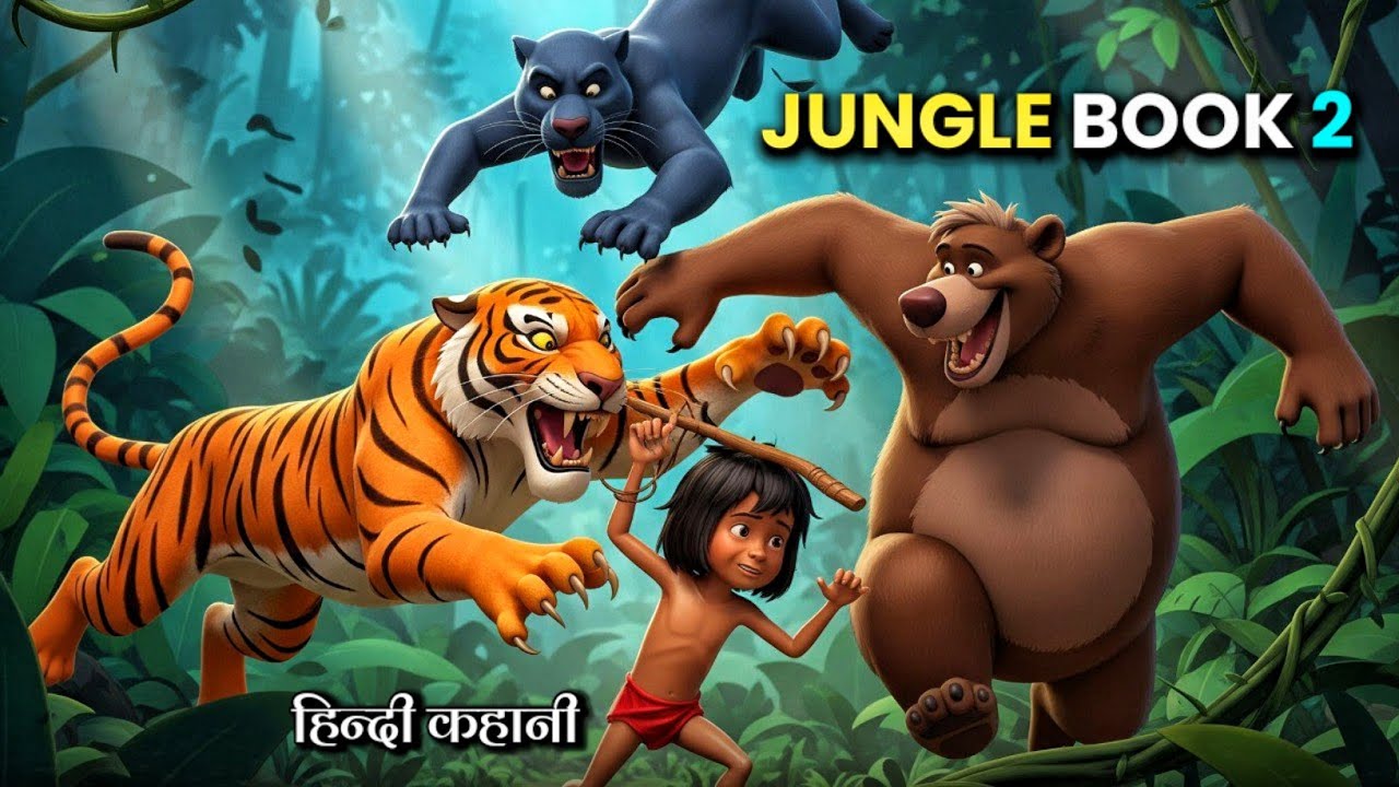 #शेर खान से सामना #Hindi Kahani #New Jungle Book 2 #इस विडियो को जरूर देखें !!