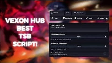 Vexon Hub/MinhNhat Hub – The Strongest Battlegrounds Script (TSB / Strongets Battelground)