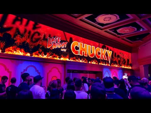 Late Night with Chucky Show | Universal Studios Halloween Horror Nights Hollywood (2024)