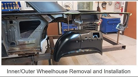 1964 Impala SS Part 11  Inner/Outer Wheelhouse Remove/Replace - Prep for Upper Trunk Installation