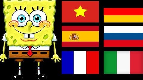 SpongeBob in Different Languages Meme