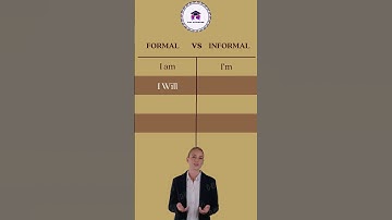 Formal vs Informal language @The_Assigner.              #learnenglish #englishtips #learnwithus