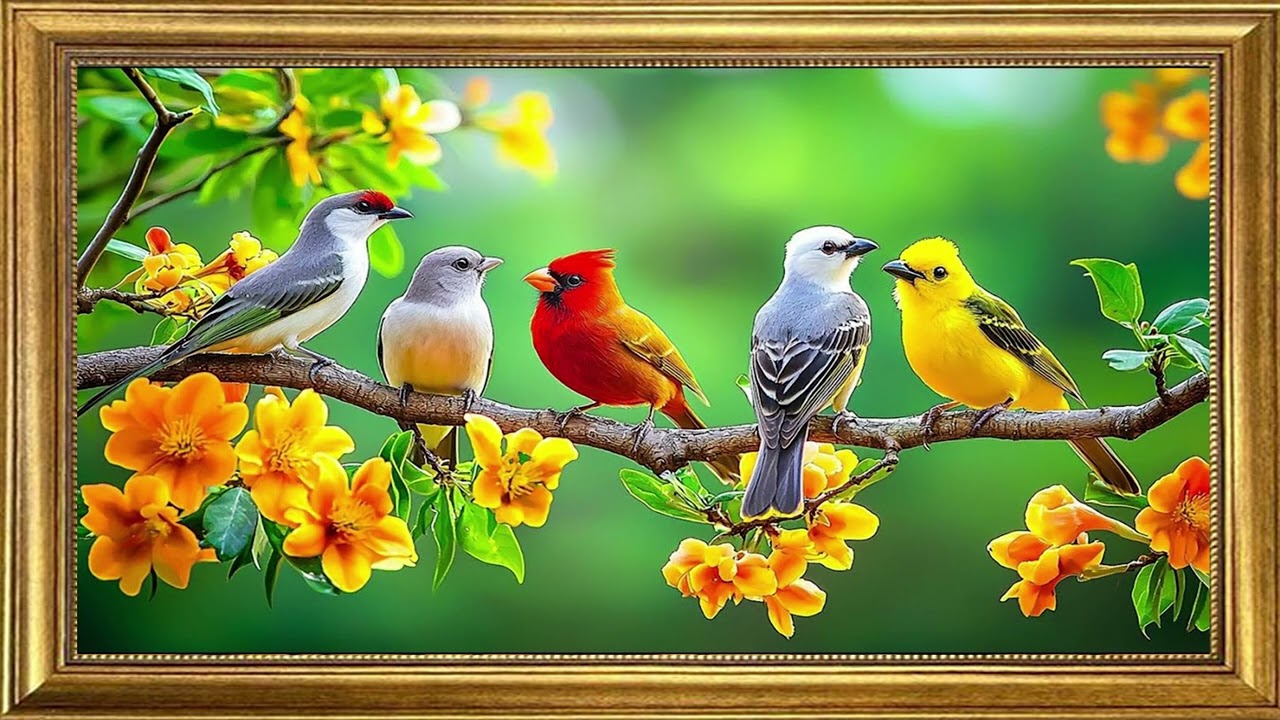 Luxury TV screen in a beautiful animal painting frame | Beautiful TV wallpaper inspiration