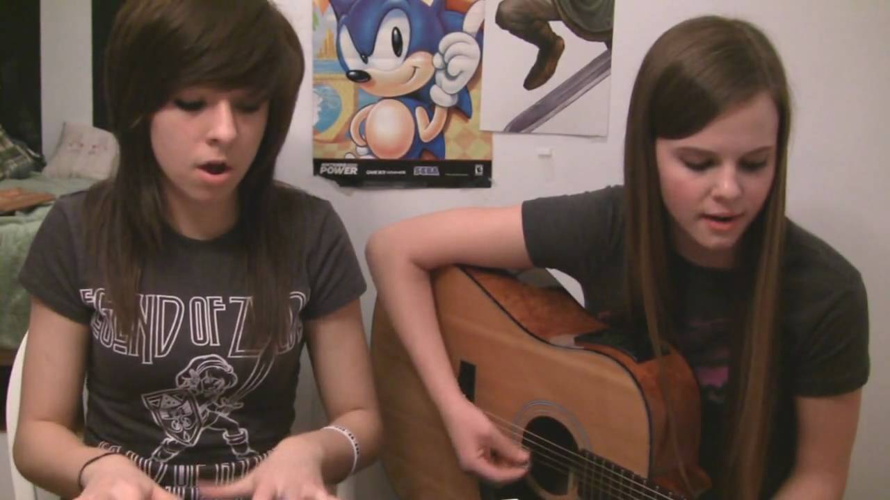 Christina and Tiffany singing 
