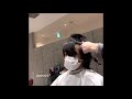 セニングを使わずにシザーのみで毛量調整✂︎