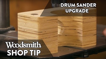 Woodworking Tip: Drum Sander Dust Shield