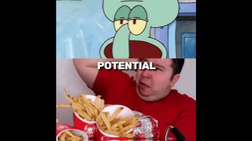 Nikocado vs squidward #shorts
