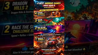 4 BEST Android Games Under 100MB 😱 (Underrated 💎 Games ) #androidgame #4k