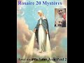 Rosaire complet 20 mystres avec voix de saint jean paul 2