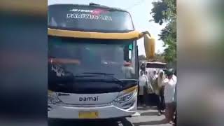 Telolet bus damai lagu tola al badru
