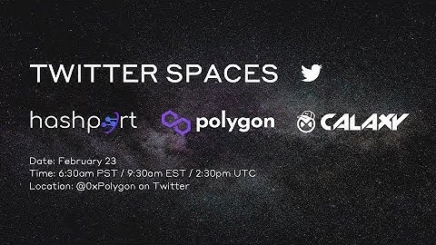 Interoperability for Creators: Twitter Spaces with Polygon and Calaxy