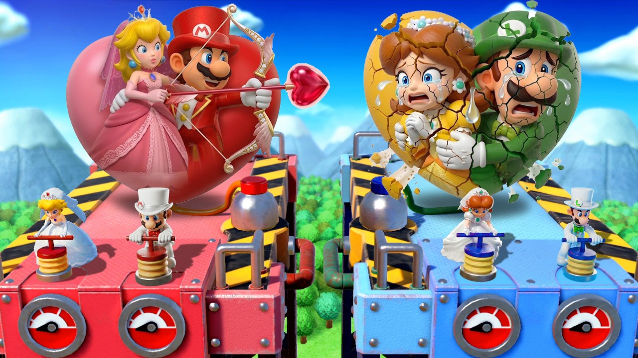 Mario Party Series] Which is the strongest pair? Peach & Mario vs