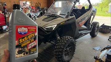 Oil change 2023 RZR 1000 pro xp (turbo) tutorial