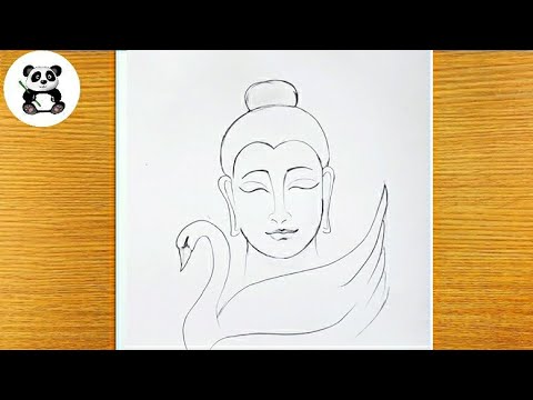 buddhist drawing painting of a beautiful girl portrait | Stable Diffusion