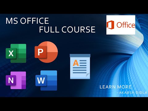 MS OFFICE Tutorial in english by akarsh didla