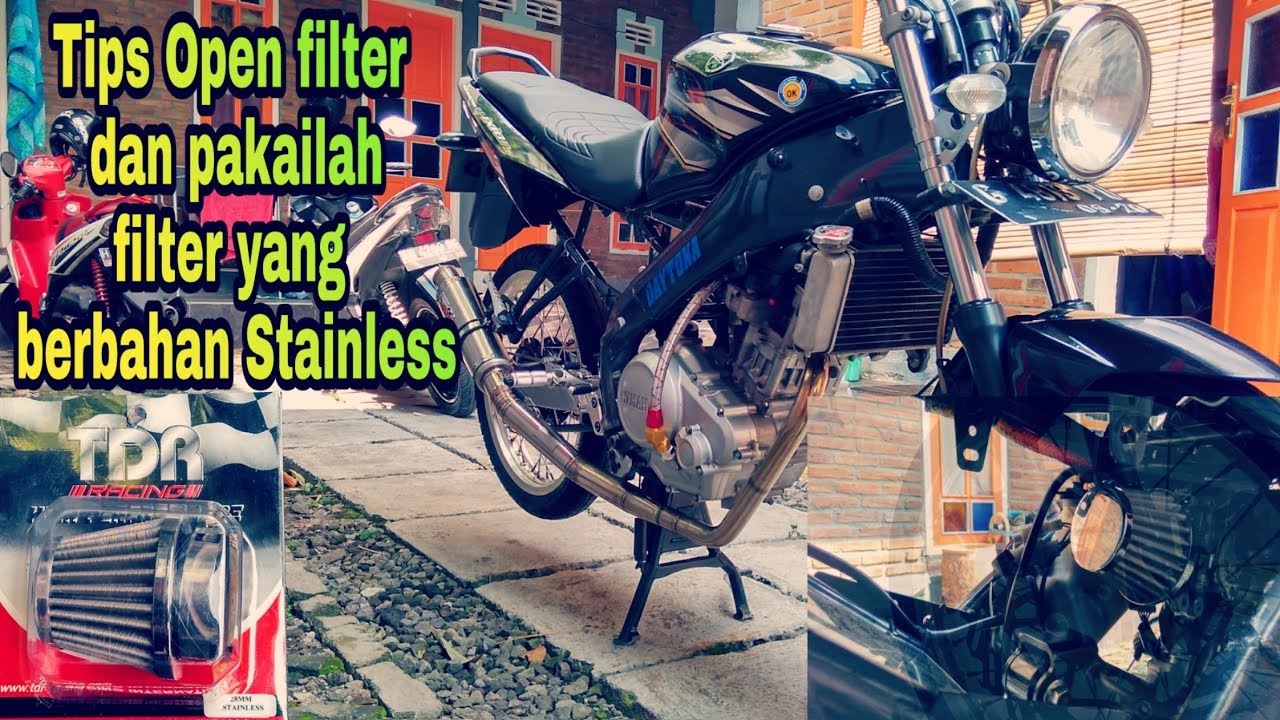 Tutorial Open Filter Yamaha Old Vixion YouTube