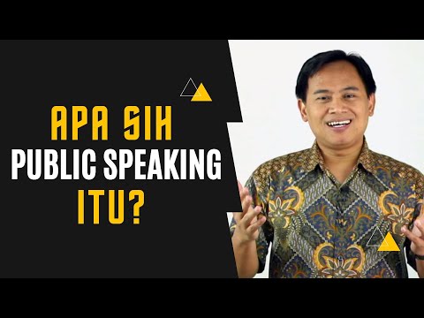 Pengertian Dasar Public Speaking Untuk Pemula