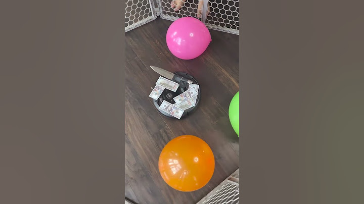 Roomba balloon roulette