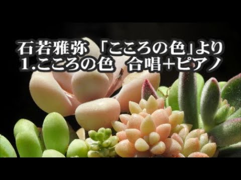 石若雅弥　「こころの色」より　１．こころの色　全パート