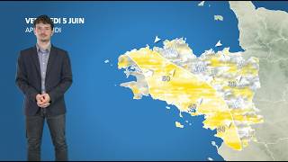 Bulletin météo pour le vendredi 5 juin 2026