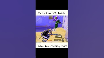 7 chicken ace dominator loddy 1v2 clutch #bgmi #pubgmobile #1v4 #pubg #shorts #trending #pubgm