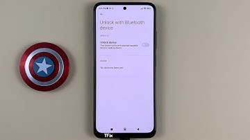 How to unlock the phone with a bluetooth device on Xiaomi Redmi Note 11 Android 12