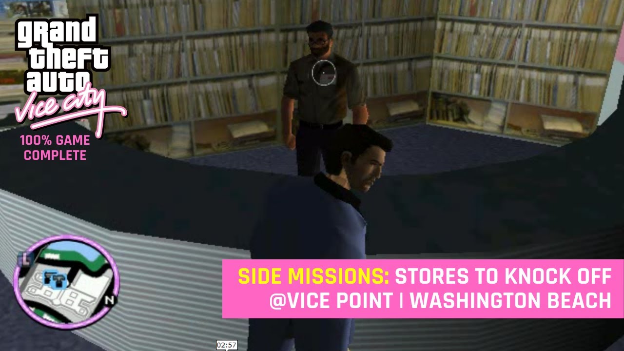 GTA VICE CITY | STORES TO KNOCK OFF @WASHINGTON BEACH & VICE POINT