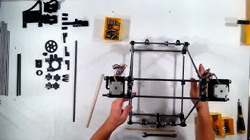 RepRap Prusa Mendel Iteration 2 Assembly 05 - Frame Tightening