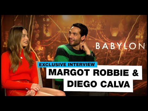 "the amount of coke was ridiculous! ": margot robbie & diego calva talk 'babylon'