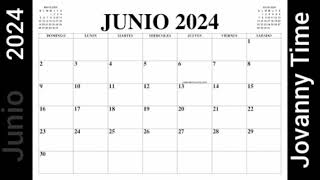 Calendario - Junio 2024