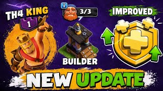 TODAY'S UPDATE: 2 Builders in Builder Base & TH4 Barbarian King! 😱