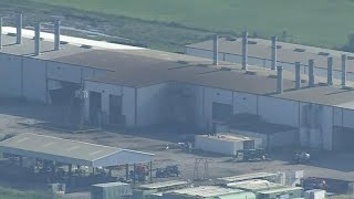 Minor explosions at Crosby, Texas chemical plant Two Chemical Plant Explosions In Crosby Texas