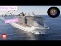 Full ship tour on MSC Seaside.