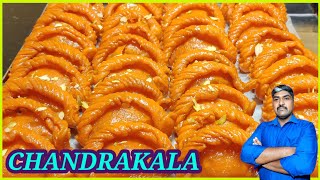 1/2 கிலோ மைதாவில் சந்திரகலா ஸ்வீட் | How To Make Chandrakala Sweet Recipe in Tamil | CHANDRAKALA
