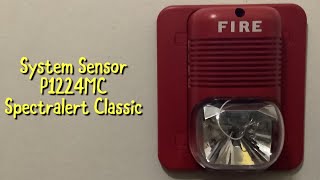 System Sensor P1224MC Spectralert Classic horn strobes test.