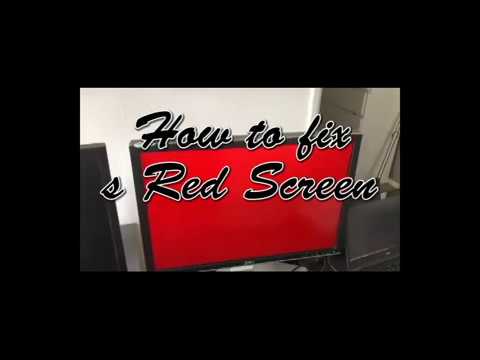 How to fix a Red, Green or Blue Screen