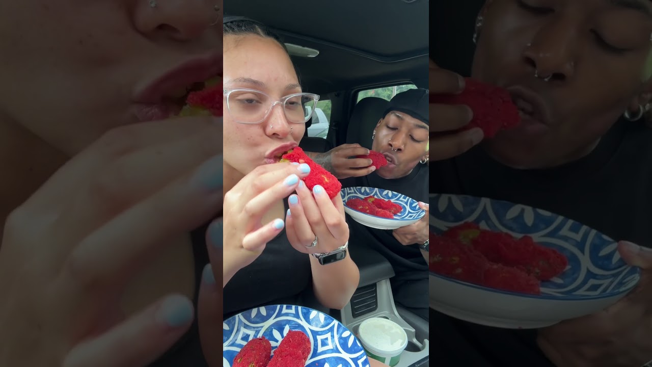 Cooking & Tasting Deep Fried Hot Cheeto Pickles!! 10/10🔥 Pregnant Girlfriend Craving!