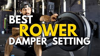 What's the BEST Damper Setting for Your Concept2 Rower?