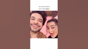 Teju’s Reaction😂🤌🏻❤️#tejasswiprakash #karankundra #tejran #trendingshorts #viralshots