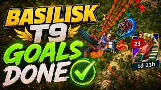 Total Battle - Basilisk T9 goals done ✅