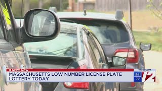 Massachusetts low number license plate lottery drawing today