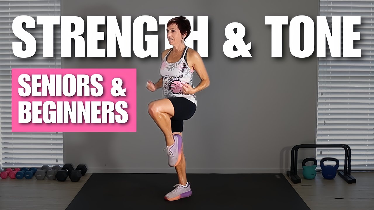 20 Min Home Workout for Over 60s | Low Impact Strength & Toning for Active Seniors 